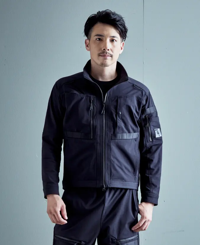 22AW201 ドライストレッチナイロン長袖ブルゾン