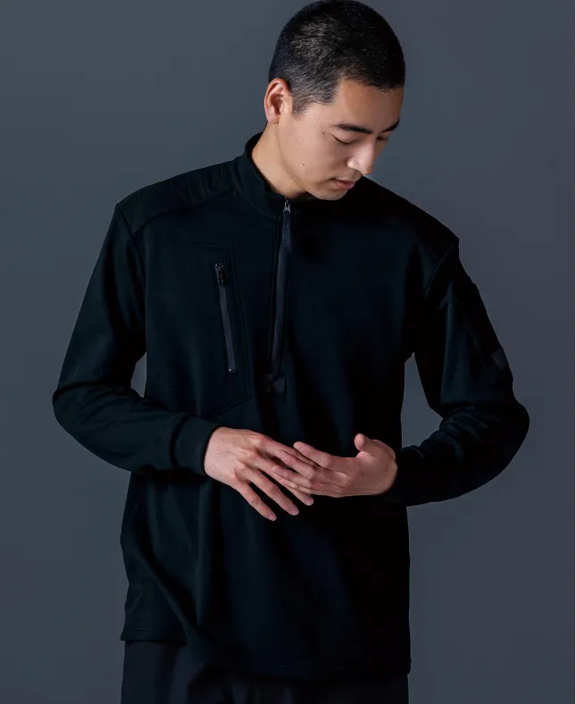 5531 ニッカーズドライワッフルジップ