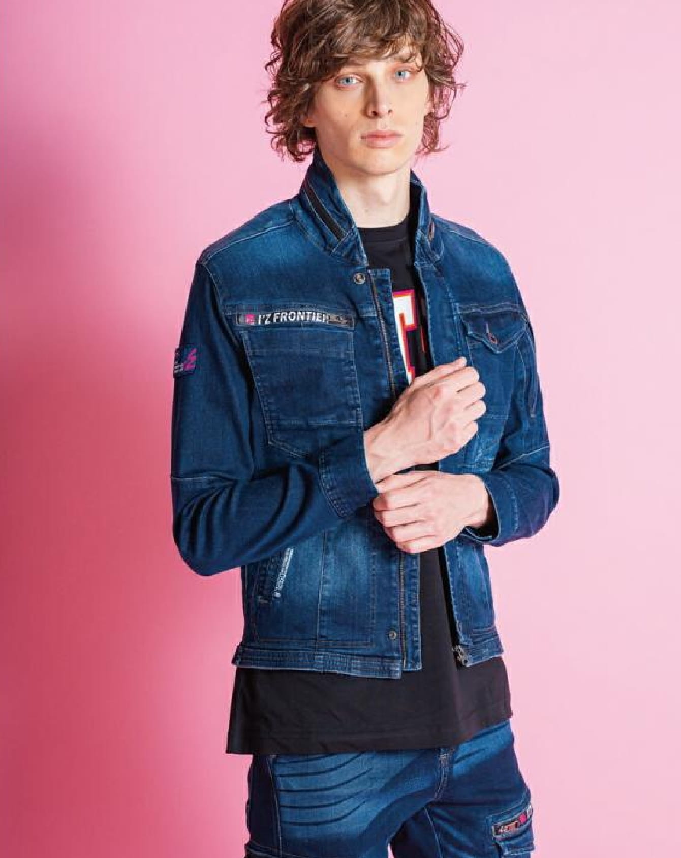 アイズフロンティア【I’ZFRONTIER】7260 ハイキックバックデニムワークジャケット