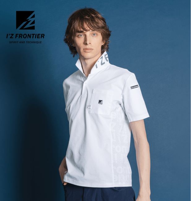 I'Z FRONTIER　パウダードライストレッチ半袖ポロシャツ #525