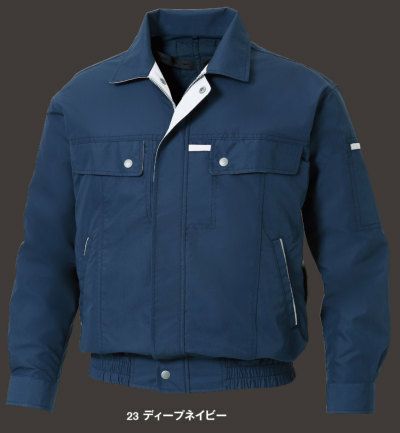 KU90450 空調風神服 長袖ブルゾン 交織トロピカル素材 - たまゆら公式通販