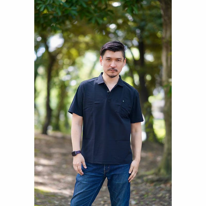 the stranglers 半袖ポロ 3匹ラット 黒 M セール】U.S. POLO ASSN 別注 ワンポイント刺繍 鹿の子ルーズ半袖