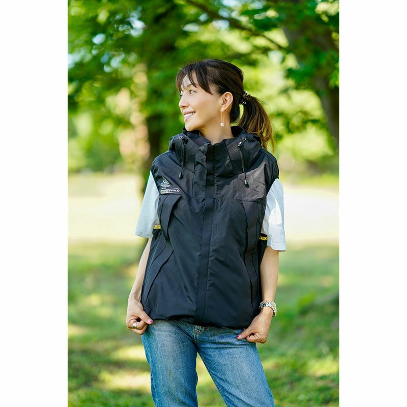 アタックベース 5540 空調風神服フード付ベスト（ファンバッテリー別売