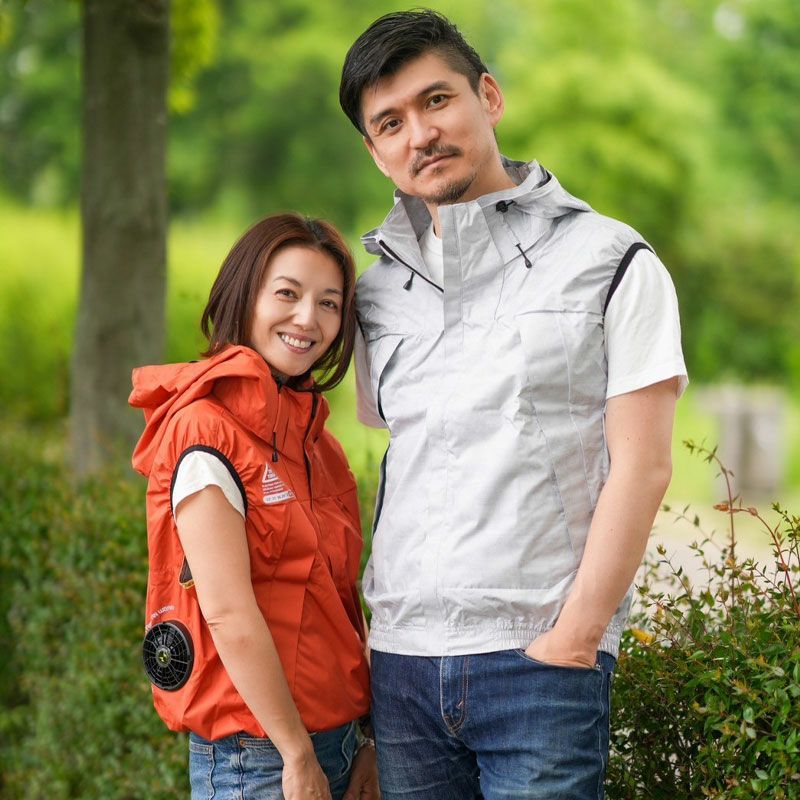 アタックベース 5540 空調風神服フード付ベスト（ファンバッテリー別売