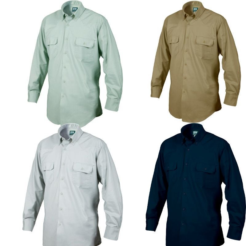 長袖ウエスタンシャツ