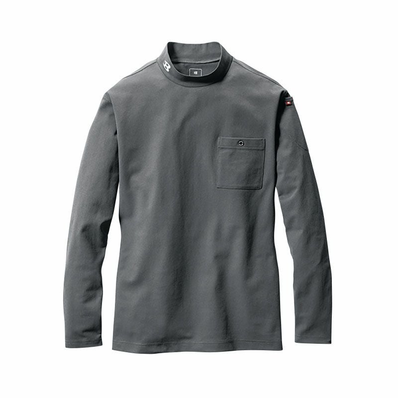 655 モックネックロングTシャツ