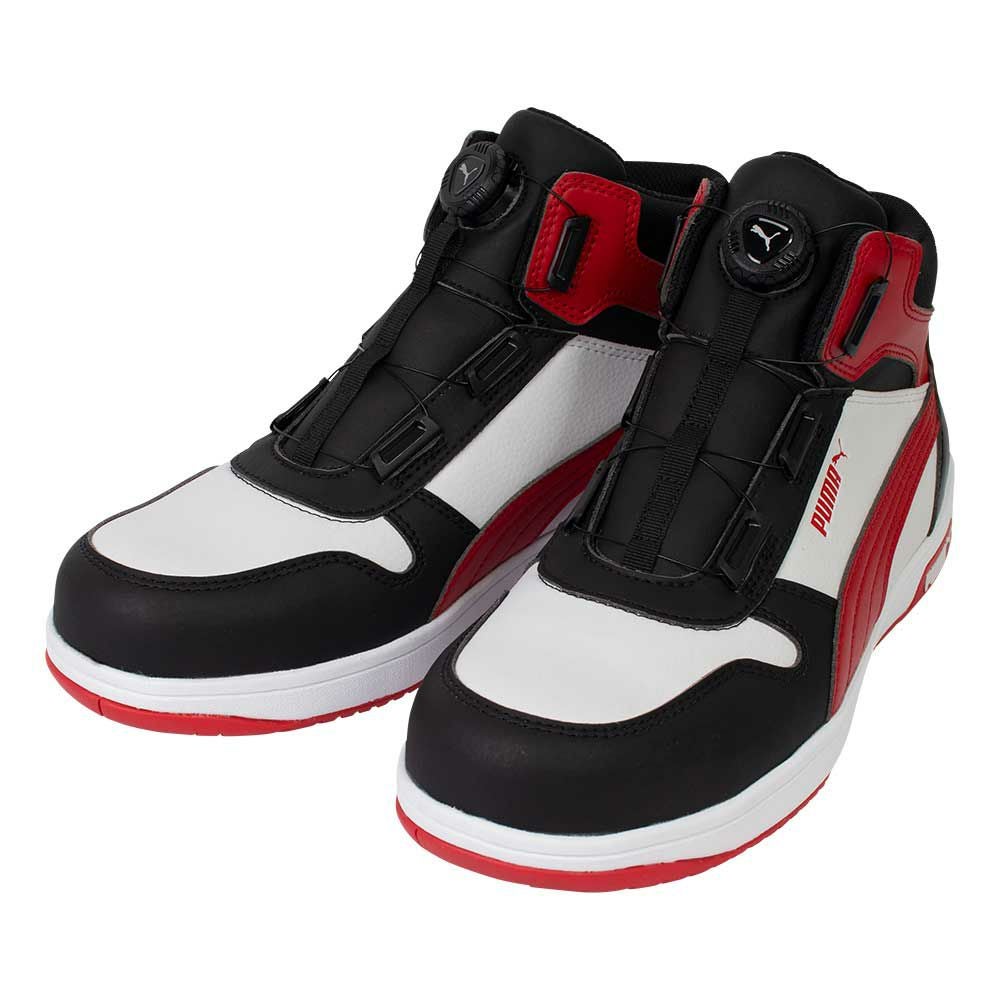 PUMA Frontcourt Disc White&Red Mid - たまゆら公式通販
