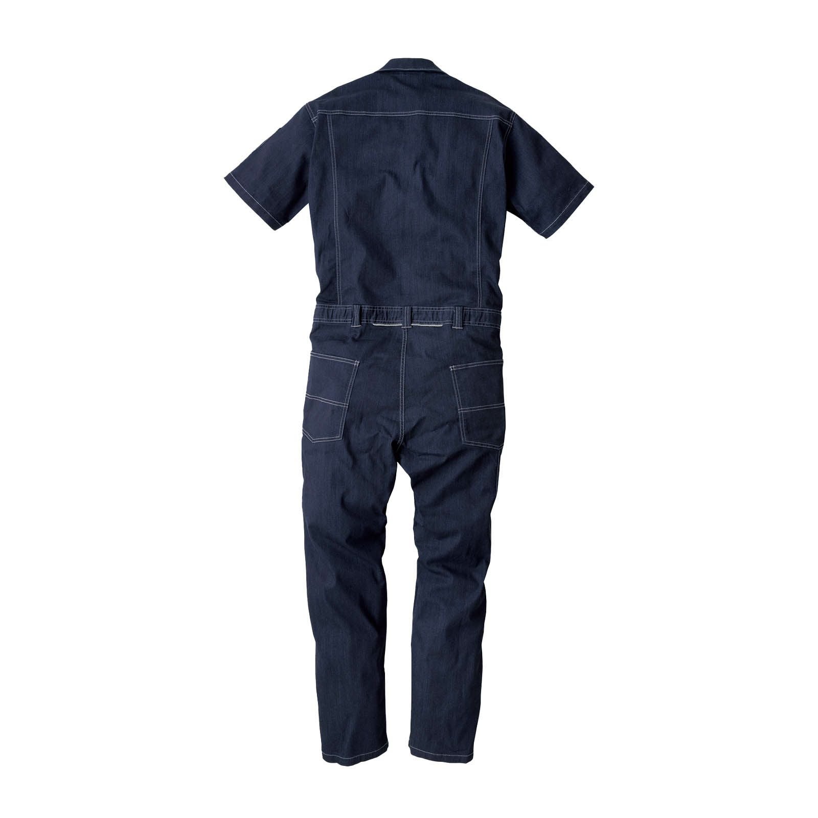 コーコス【CO-COS】Dickies CORDURAストレッチデニム半袖ツナギD-752