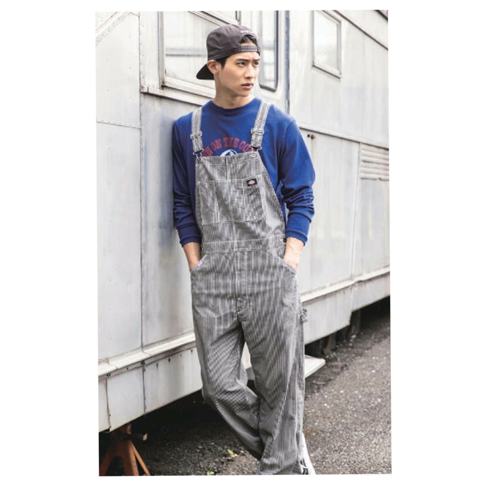 コーコス【CO-COS】Dickies ライト ストレッチ ヒッコリー