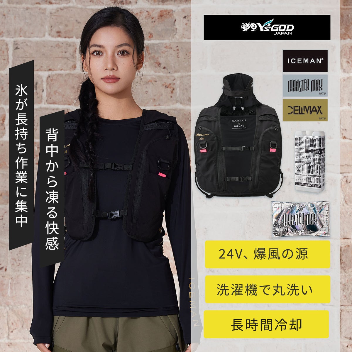 山真 アイスマンプロエックス3（水路冷却シート） ICMPX3S-BLV-SET