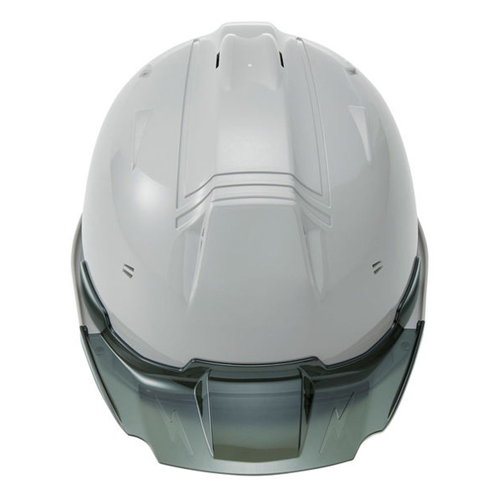 シンワ化学 ヘルメットクリアバイザーTYPEB 85567グレー SS-19V